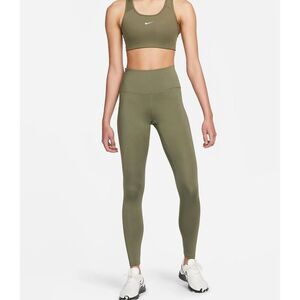 Nike Green Athletic Leggings Size Girls XL New Tight Fit High Rise